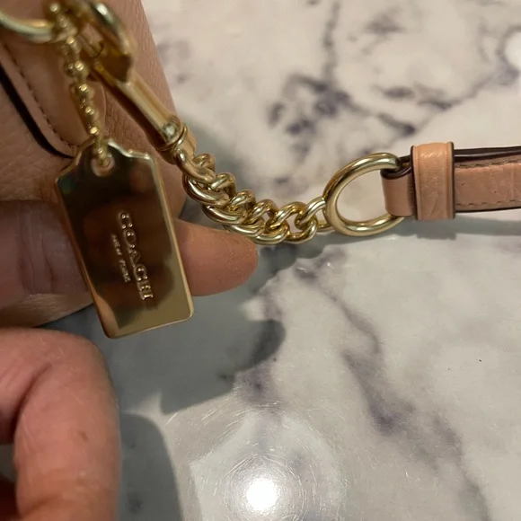 Coach Pink Crossbody Bag with Floral Accents - Picture 6 of 9